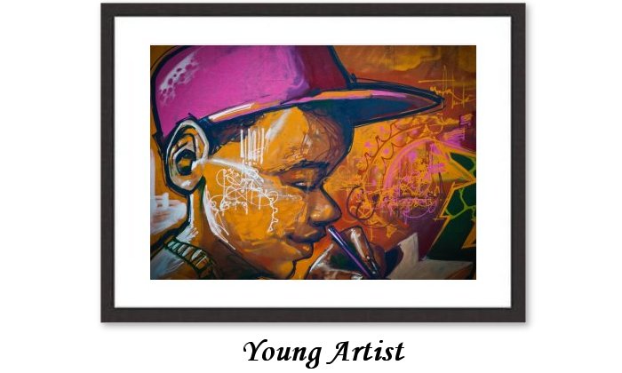 Young Artist Framed Print